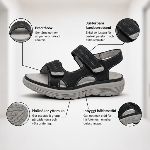 Kroppsbutiken Skor Ergonomiska sandaler