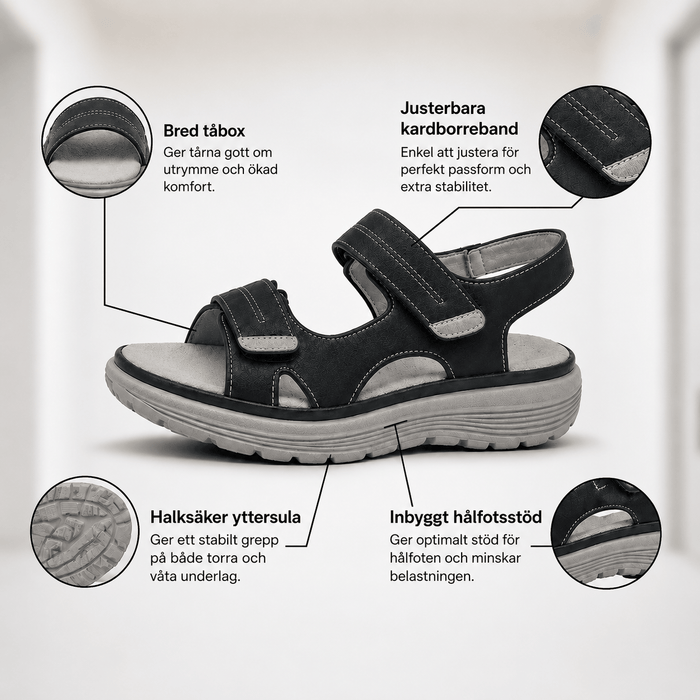 Kroppsbutiken Skor Ergonomiska sandaler