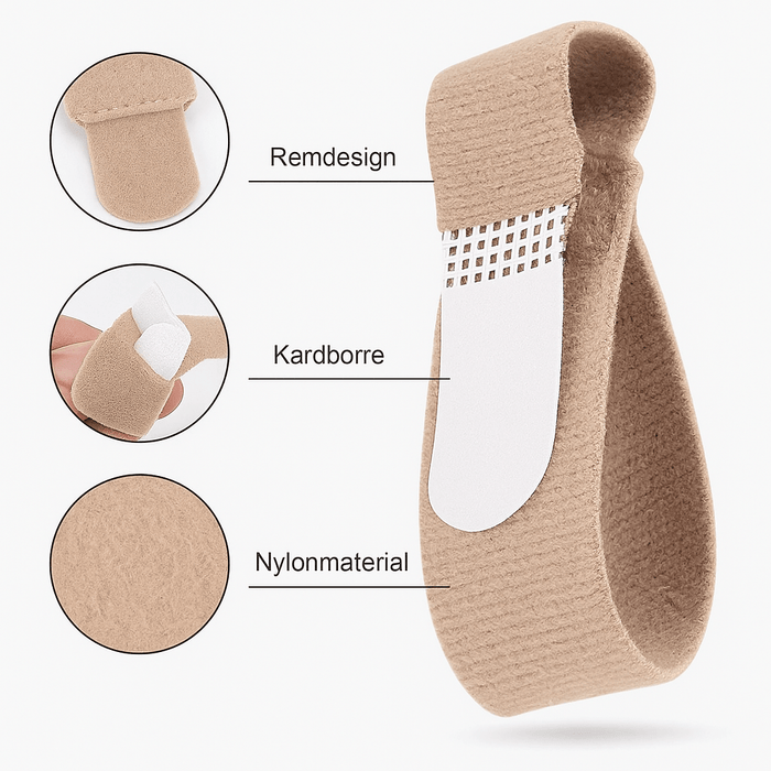 Kroppsbutiken Tåbandage för rak tåposition