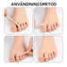 Kroppsbutiken Tåbandage för rak tåposition