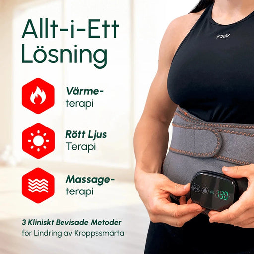 Kroppsbutiken värmebälte HeatReliever värmebälte
