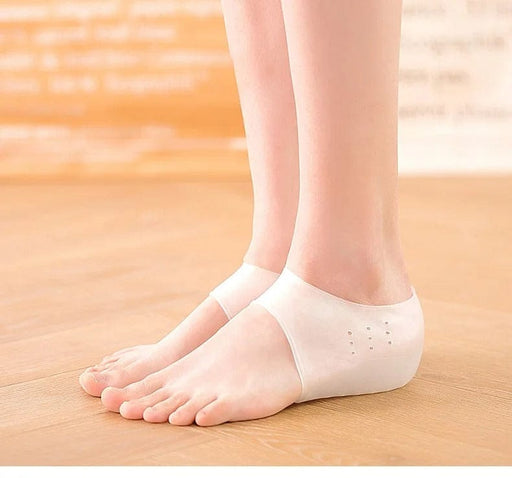 Kroppsbutiken Vit / 2 CM Osynliga hälinlägg i silikon